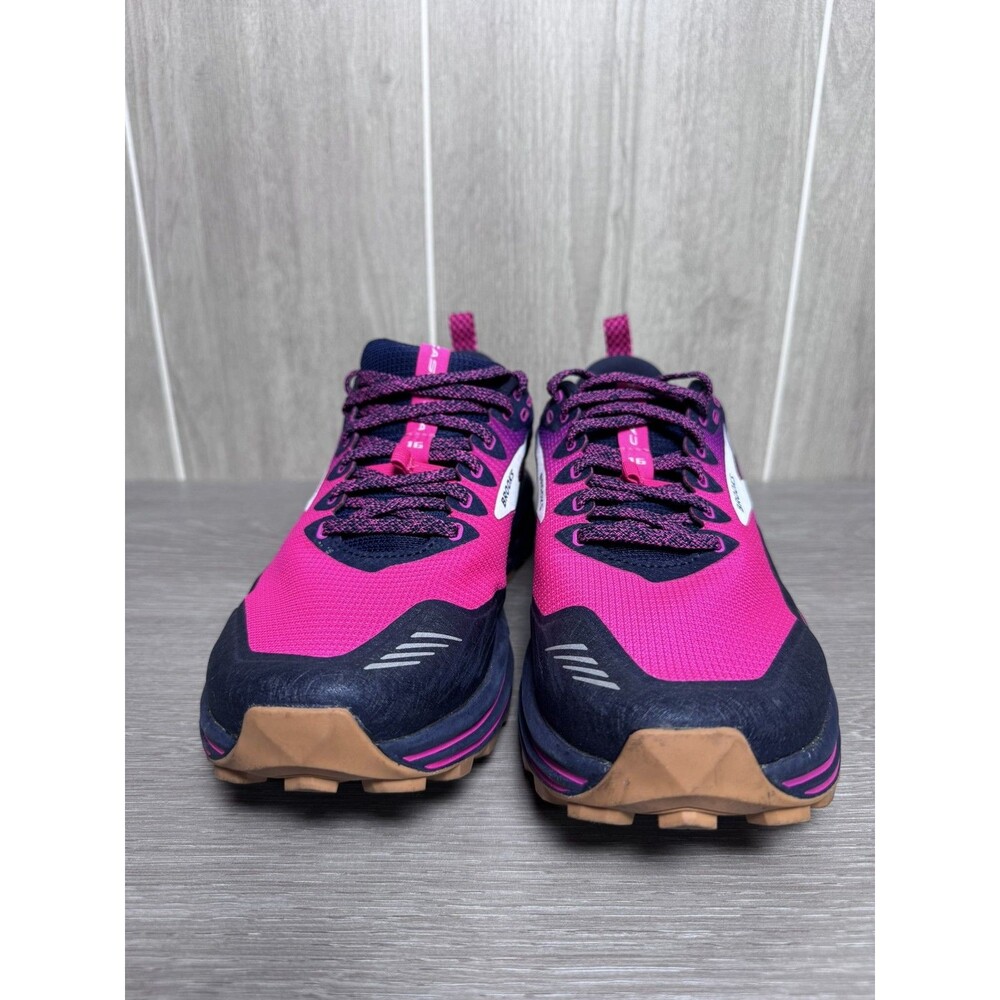 Brooks Cascadia 16 Women's Trail Running Shoes Pink Navy Blue Purple Size 8.5 - Picture 2 of 9